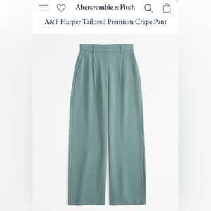 A&F Harper Tailored Premium Crepe Pant